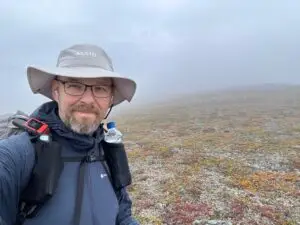 Teemu on kouluttamisen lisäksi innokas vaeltaja.